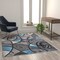 Flash Furniture Blue 5' x 7' Abstract Design Accent Area Rug ACD-RGTRZ860-57-BL-GG - alternate 2